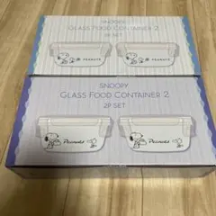 SNOOPY Glass Food Container 2P Setのサムネイル