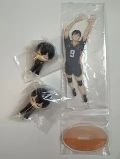 ハイキュー‼︎影山飛雄　アクリルスタンド ねむらせ隊セット　烏野高校