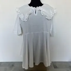 3Lビック襟ペプラムプルオーバー　安藤うぃ×DERELIKT（Ando Ui）