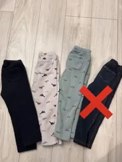 ユニクロ　90フリースのレギンス3点セット