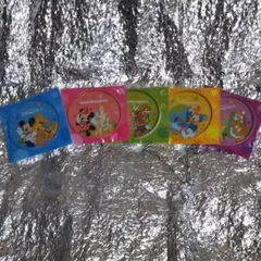 ディズニーキャラクター缶コースター５枚セット