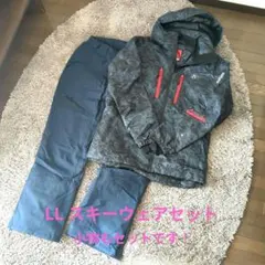 【ほぼ新品】メンズLL スキーウェア一式　小物付き