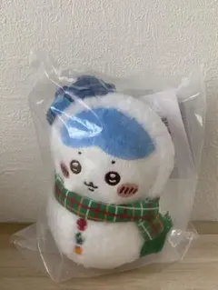 新品 ちいかわ　ハチワレ　ぬいぐるみ　キーホルダー　ちぃかわ　雪だるま
