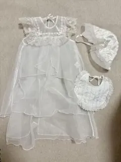 n*h様 ベビードレス セット、セレモニードレス、お宮参り、退院着（ドレス・帽子