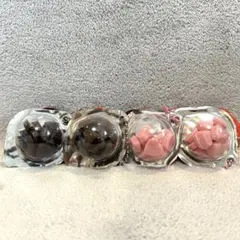 ミニミニハートチョコ　ミニチュアキーホルダー　タイトー　４点セット