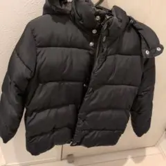 GAP ブラック ダウンコート フード付き