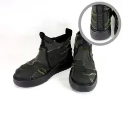 CHRISTIAN DIOR ディオール ショートブーツ 迷彩柄　35ハーフ