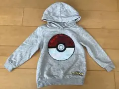 H&M ポケモン　スパンコール　パーカー　3～4Y 105cm