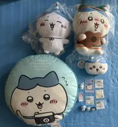 ハチワレ　13点セット　ぬいぐるみ　クッション　パスケース　くら寿司フィギュア