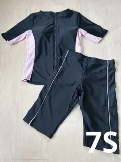 レディース　水着　7 S ブラック　ピンク