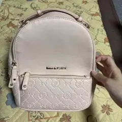 Maison de FLEUR ピンクリュックバッグ