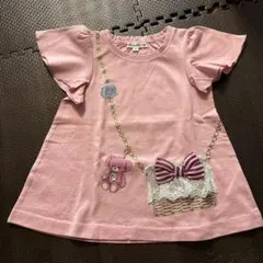 anyFAM エニィファム 半袖 チュニック ポシェット風 90cmのサムネイル