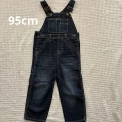 【美品】ベビーギャップ2Y 95cmデニムサロペットオーバーオール