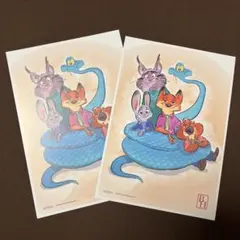 映画 ズートピア2 特典 プレミアムアートボード 第6弾 入場者特典（2セット）