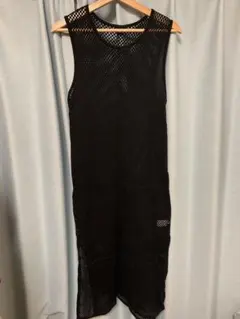 GU メッシュワンピース 黒