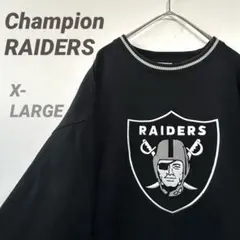 【匿名配送】レイダース チャンピオン スウェット トレーナー ブラック NFL