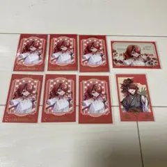 にじさんじ　レイン・パターソン　チェキ/クリアカード　8点セット