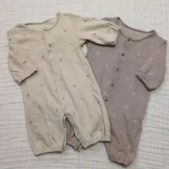 ベルメゾン 花柄ツーウェイ・ドレスオール 2点セット