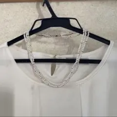 三連パールネックレス