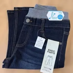 150サイズ ダークブルー　デニム　 ハーフパンツ