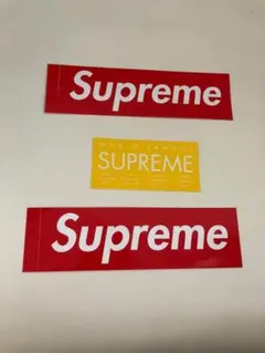 【新品未使用】Supreme ノベルティ ステッカー 3枚セット