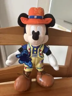 ミッキーマウス ぬいぐるみバッチディズニーリゾートグリーティング トレイル
