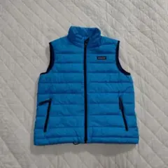 美品　patagonia ダウンベスト M 青