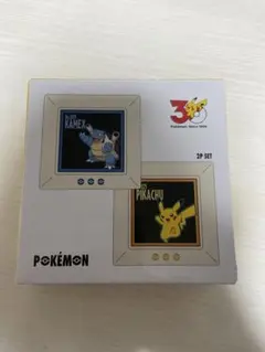 3coins ポケモン30周年コラボ　キャラクター小皿　ピカチュウ　カメックス