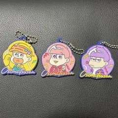 おそ松さん　レトロポップ　ラバーストラップ 3種一松　トド松　十四松