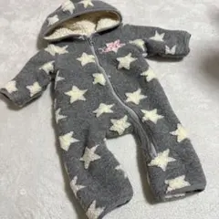 X-girlベビー防寒アウター ロンパース型70cm