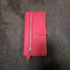 Galaxy A55(SC-53E )赤い手帳型スマホケース