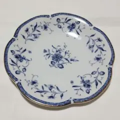 は*ん様 NARUMI ナルミ 青い花柄のお皿 アンティーク 陶器
