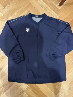 デサント　Vジャン　ネイビー　野球　バレーボール　S-Mサイズ