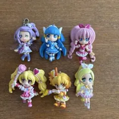 プリキュア キーホルダー 6体セット フィギュア