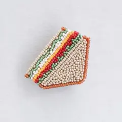 MIYUKI はらぺこブローチ サンドイッチ ビーズ 刺繍 キット BEADS
