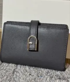 FURLA FLOWコンパクトウォレット二つ折り財布 グレー