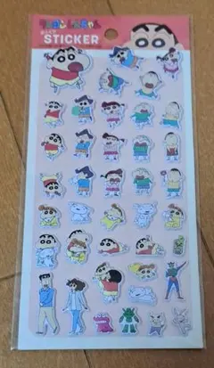 クレヨンしんちゃん ぷっくりステッカー セリア