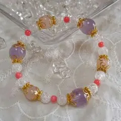 ★天然石★恋愛成就★ブレスレット★
