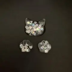 猫の顔型・肉球型レジン　ハンドメイド
