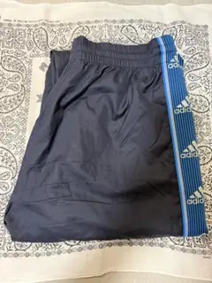 adidas アディダス ナイロンパンツ M ネイビー