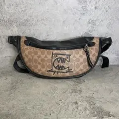CALEE キャリー VANSONコラボ　レザーウエストバッグ CALEE x VANSON レザー ファニーパック コラボウエストバッグ - メルカリ