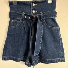 moussyハイウェストショーパン