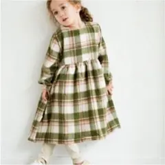 pairmanon キッズワンピース チェック柄
