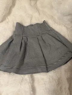 ミシェルマカロン 美脚スカート 千鳥柄 XS