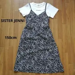 SISTER JENNI ワンピース&Tシャツ 150cm ダルメシアン柄