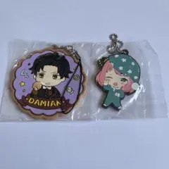 SPY×FAMILY ラバーストラップ＆キーホルダー ダミアン アーニャ