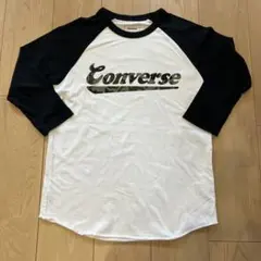 コンバース　5部袖Tシャツ