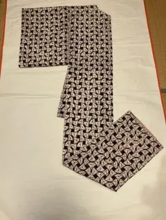 期間限定セール❗️美品　紫根染め着物　絞り染め 扇面文様のサムネイル