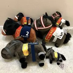 名馬 サラブレッドコレクション 競馬 ぬいぐるみ 6体セット - メルカリ