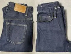 USED　ヒステリックグラマー　デニム　濃紺　S　黒スタッズ　2〜3回着用　美品